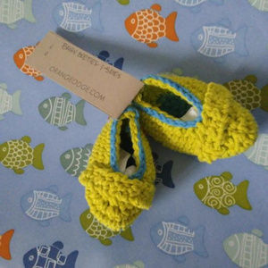 ORANGEODGE Handcrafted Crochet Baby Booties